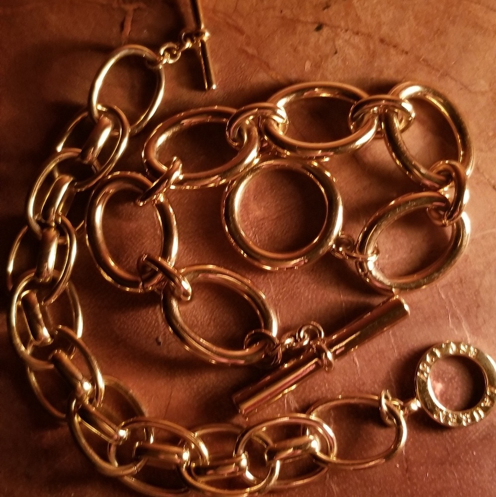 Set of 2 Ralph Lauren Gold Link Bracelets
